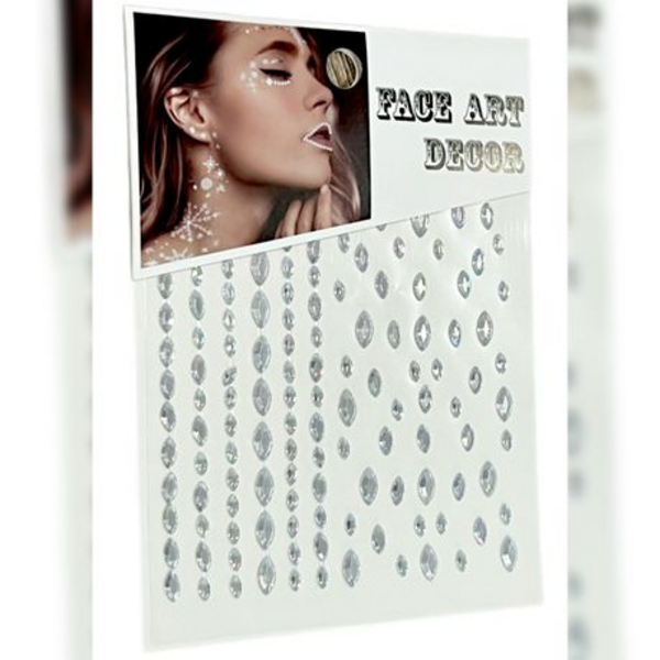 Face Art Gems Jewels Rhinestone Stickers Self Adhesive Crystal Makeup Girls - Image 2