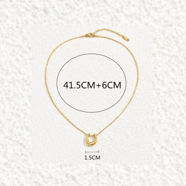 Steal the Show with Our Geo Pendant Necklace in Gold or Silver - Dazzling! - Gold - Image 4