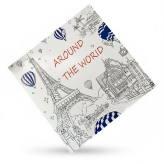Around the World Coloring Book: Discover Global Landmarks