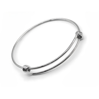 Shine Bright with the "Silver" Adjustable Bangle