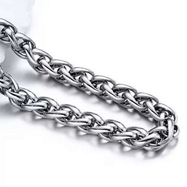 Premium Alloy Wheat Chain Necklace - Men , Boys & Women & Girls - Image 3