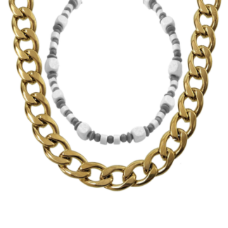 Go for Gold with our 10mm "Gold" Cuban Chain - Rock Your Necklace Men
