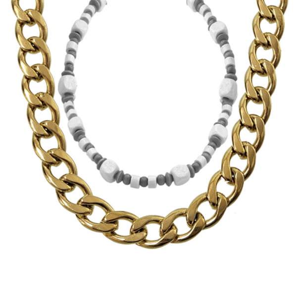 Go for Gold with our 10mm "Gold" Cuban Chain - Rock Your Necklace Men