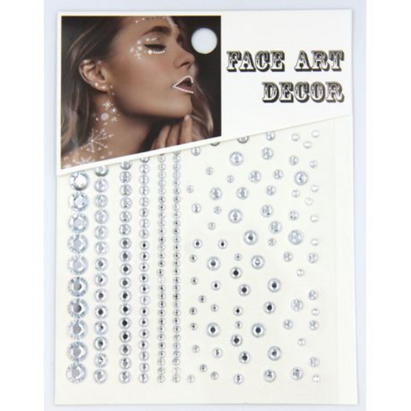 Face Art Gems Jewels Rhinestone Stickers Self Adhesive Crystal Makeup - Image 2