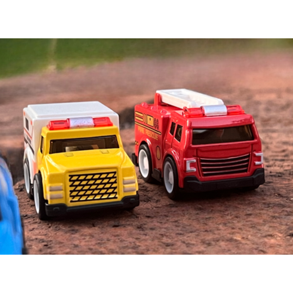 Mini Motor Mania - 5-Pack Die-Cast Crew - Tiny Terror - Big Adventures - Image 3