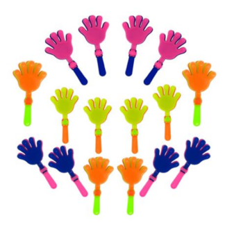 Clap, Cheer, and Celebrate with Our Bulk Pack of Hand Clapper Noise Makers!