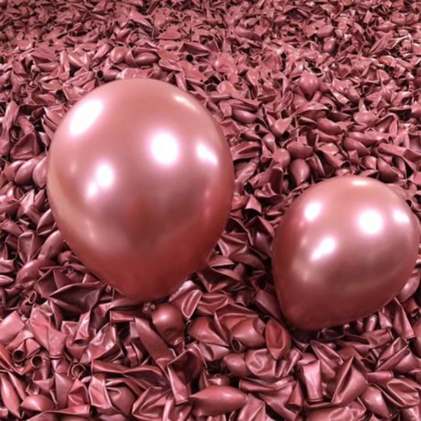 Vibrant Party Decor: 2 Packs of 6 Metallic Full Color Mixed Balloons - Image 6