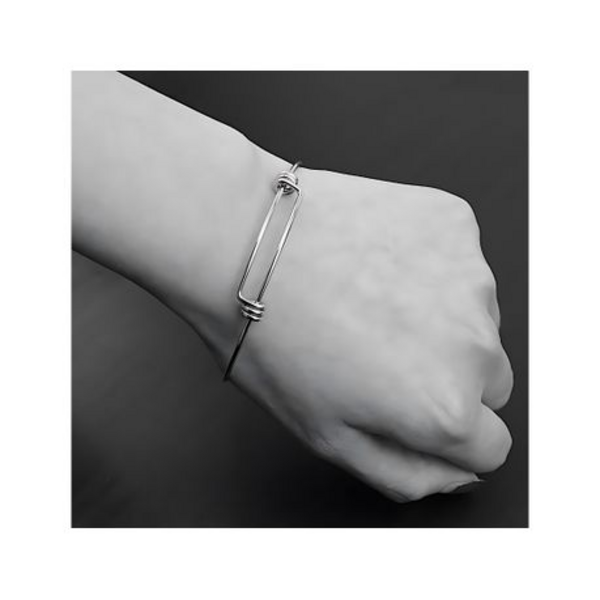 Shine Bright with the "Silver" Adjustable Bangle - Image 5