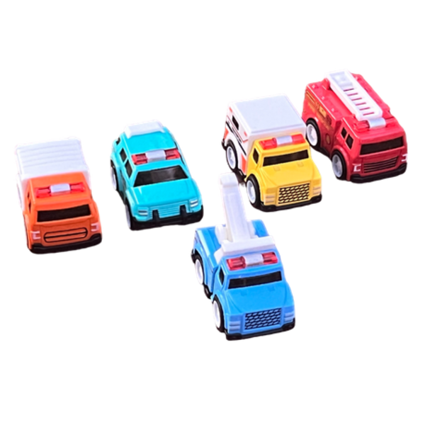 Mini Motor Mania - 5-Pack Die-Cast Crew - Tiny Terror - Big Adventures