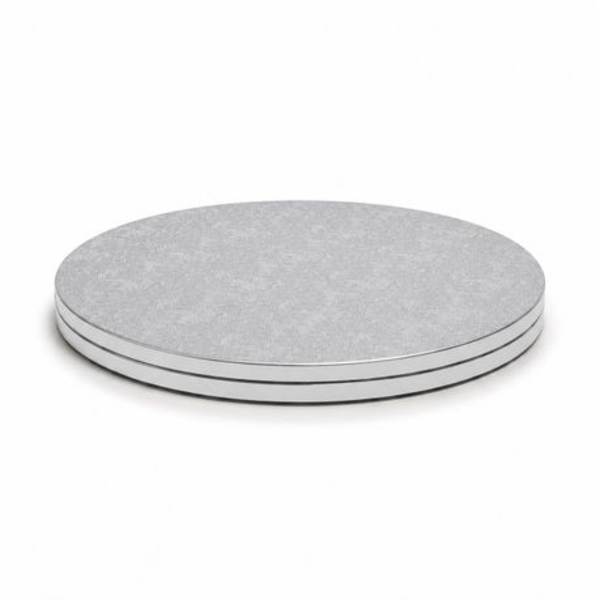 2 Pack 25cm Foil Covered Round Cake Boards - Flower Embossed - Image 25