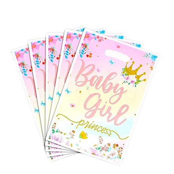 30-Piece Baby Girl "Princess" Themed Gift and Party Favor Loot Bags - Image 6