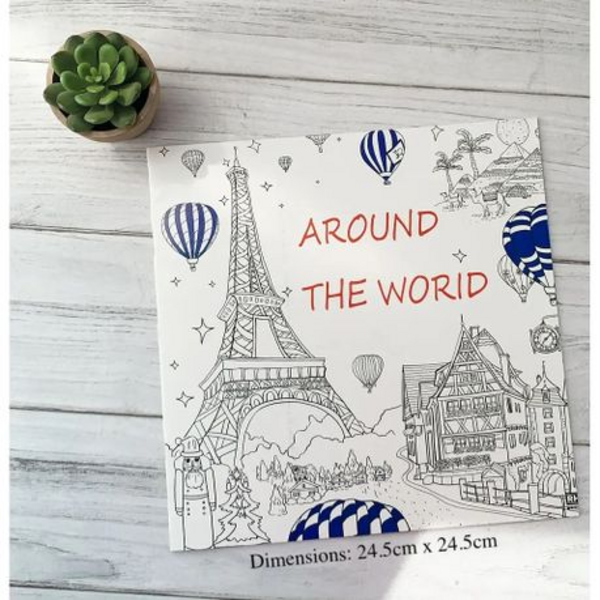 Around the World Coloring Book: Discover Global Landmarks - Image 6