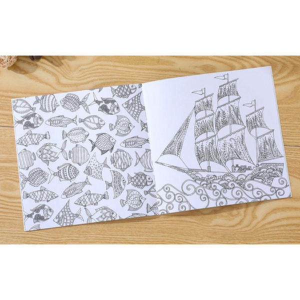 24 Page Lost Ocean Adventure & Colouring Book Dive Deep into the Ocean - Image 5