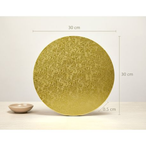 Sturdy Cake Plates Boards - Durable - Gold 30cm 2 Pack - Image 7