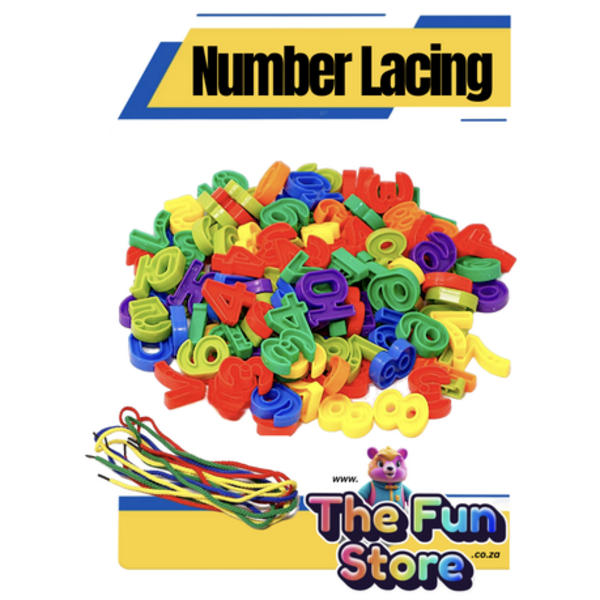 Lacing and Threading Number Beads Toy - STEM Educational Learning - Image 4
