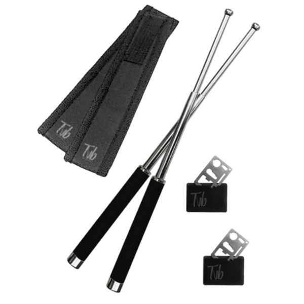 Tvb Extendable Tactical, Self Defence & Survival Baton Sticks - Image 2