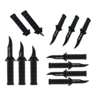 Bulk Party Pack of 12 Retractable Kids Toy Daggers for The Ultimate Scare
