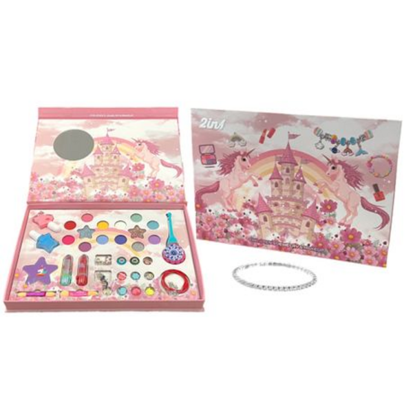 Sparkle and Shine: With Our 2-in- 1Children's Jewellery and Makeup Set! - Image 2