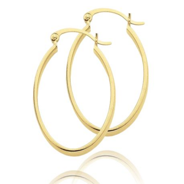 Ovalicious "Gold" Earrings - Get Your Groove On with Oval-Whelming Style!" - Image 3