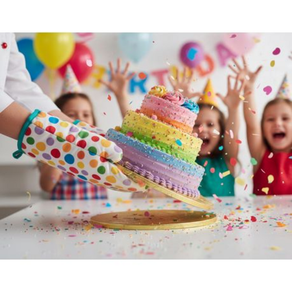 Sturdy Cake Plates Boards - Durable - Gold 30cm 2 Pack - Image 4
