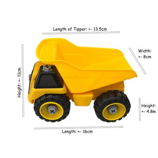 Unleash Your Inner Engineer - Ultimate Take-Apart Construction Vehicle Set - Image 5