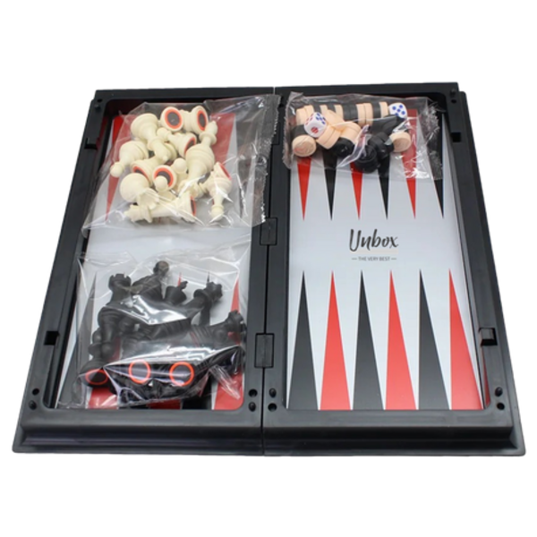 Chess, Checkers or Backgammon? Why Choose! Get Our Unbox 3-in-1 - Image 2