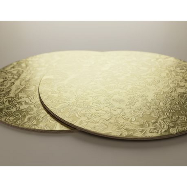 Sturdy Cake Plates Boards - Durable - Gold 30cm 2 Pack - Image 2
