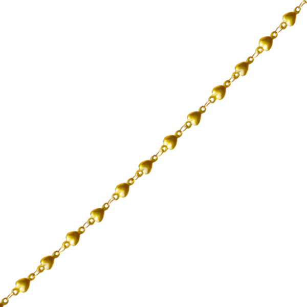 Fall in Love - Stylish Gold Heart Link Necklace and Shine with Elegance - Image 2