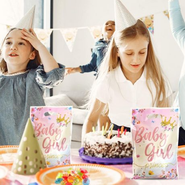 30-Piece Baby Girl "Princess" Themed Gift and Party Favor Loot Bags - Image 8