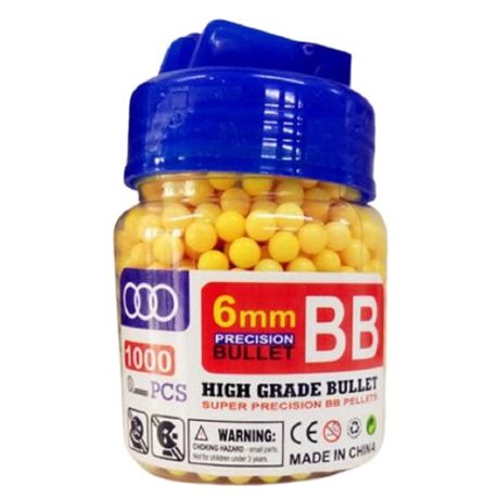 6mm Airsoft BB Pellets — Pack of 1000
