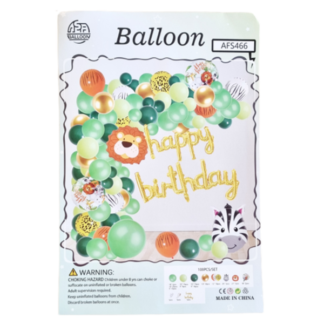 Wild Animal Balloon Garland/Arch Kit