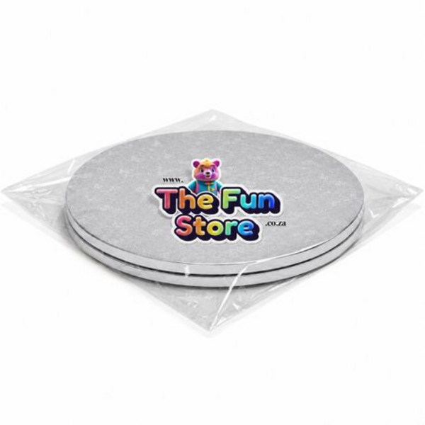 2 Pack 25cm Foil Covered Round Cake Boards - Flower Embossed - Image 12