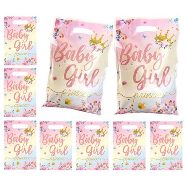 30-Piece Baby Girl "Princess" Themed Gift and Party Favor Loot Bags