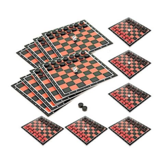 Classic Checkers Games Pack of 20 - Fun Party Favors & Giveaways