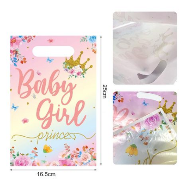 30-Piece Baby Girl "Princess" Themed Gift and Party Favor Loot Bags - Image 4