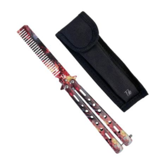 Unleash Your Inner Explorer: The "Red Sunset" Training Balisong Butterfly