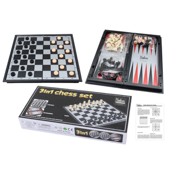 Chess, Checkers or Backgammon? Why Choose! Get Our Unbox 3-in-1 - Image 5