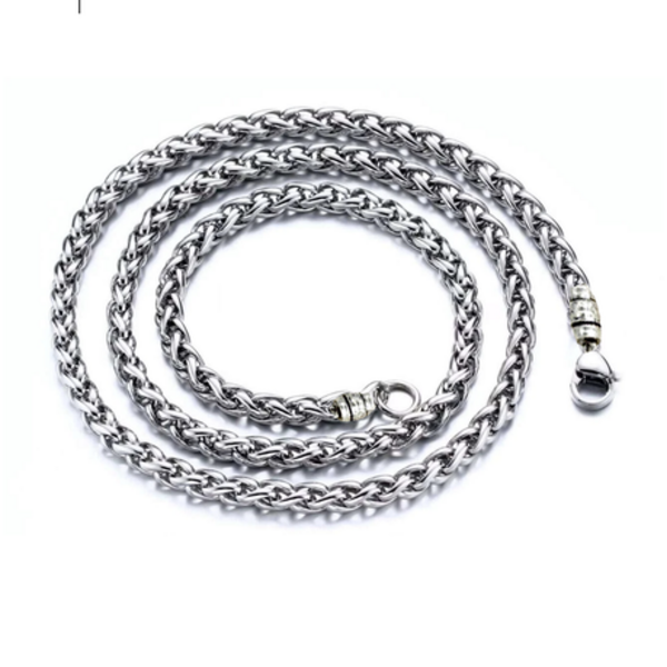 Premium Alloy Wheat Chain Necklace - Men , Boys & Women & Girls