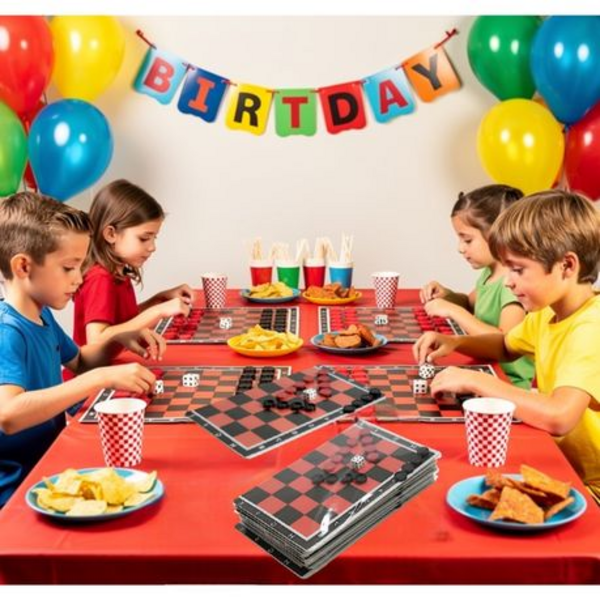 Classic Checkers Games Pack of 20 - Fun Party Favors & Giveaways - Image 4