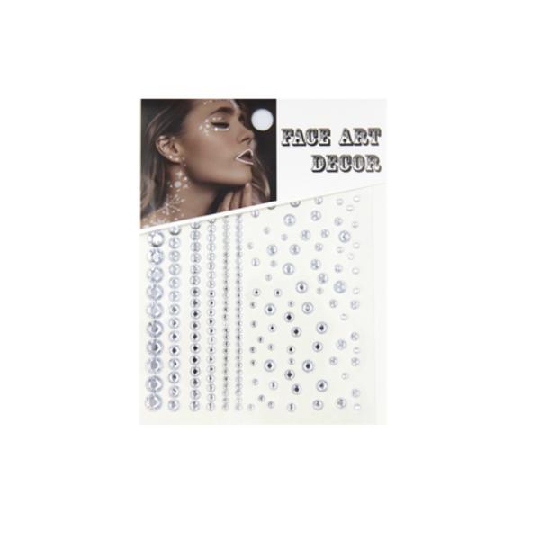 Face Art Gems Jewels Rhinestone Stickers Self Adhesive Crystal Makeup
