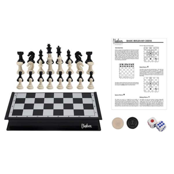 Chess, Checkers or Backgammon? Why Choose! Get Our Unbox 3-in-1