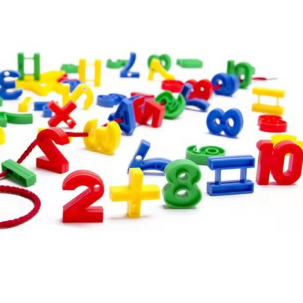 Lacing and Threading Number Beads Toy - STEM Educational Learning - Image 5