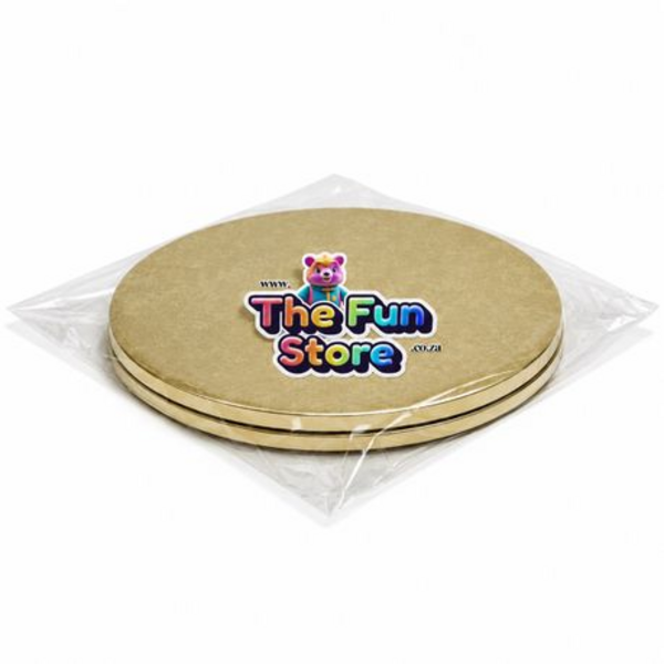 2 Pack 25cm Foil Covered Round Cake Boards - Flower Embossed - Image 21