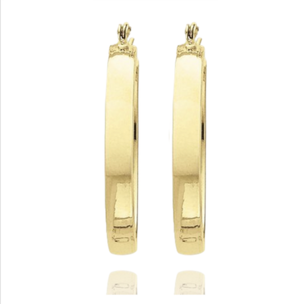Ovalicious "Gold" Earrings - Get Your Groove On with Oval-Whelming Style!" - Image 4