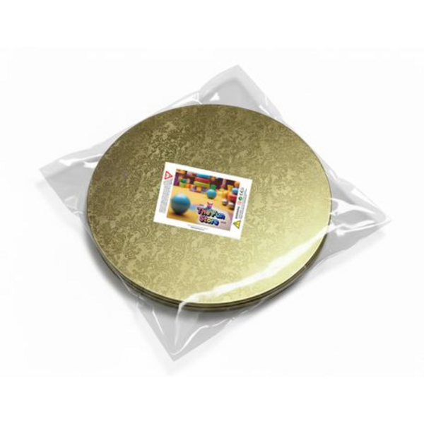 Sturdy Cake Plates Boards - Durable - Gold 30cm 2 Pack - Image 8
