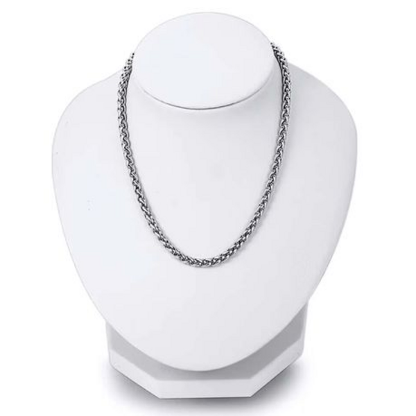 Premium Alloy Wheat Chain Necklace - Men , Boys & Women & Girls - Image 2