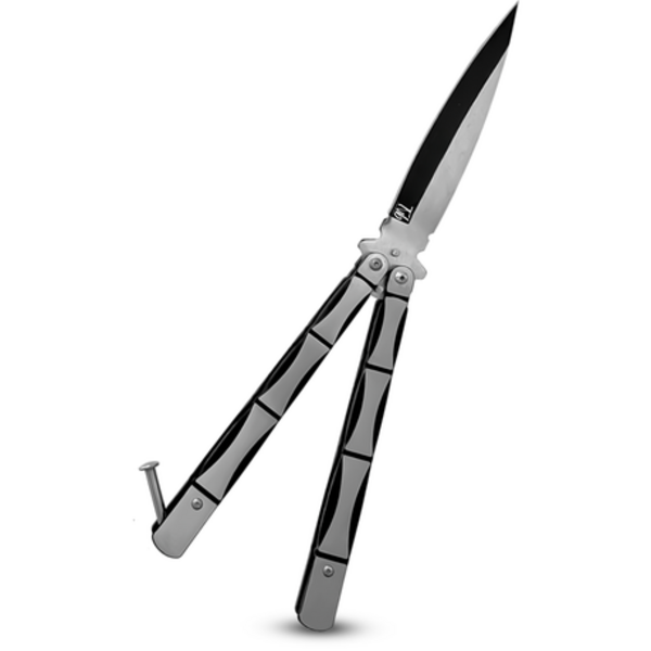 Bamboo Bliss: Tvb's Steel & Black Butterfly Balisong Knife - The Real Thing