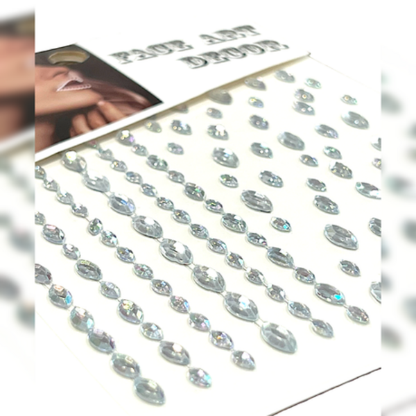Face Art Gems Jewels Rhinestone Stickers Self Adhesive Crystal Makeup Girls - Image 3