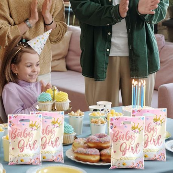30-Piece Baby Girl "Princess" Themed Gift and Party Favor Loot Bags - Image 5