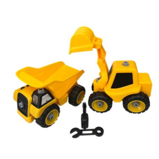Unleash Your Inner Engineer - Ultimate Take-Apart Construction Vehicle Set